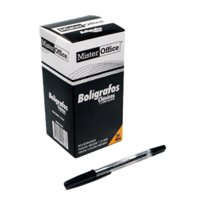 Caja Lapiz Pasta Negro 1,0mm Mr-Office (50 Unidades) — LibrerÃa Bulnes Chile