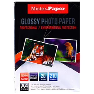 Papel Fotográfico Brillante 180g Mr-Office (20 hojas) â€” LibrerÃ­a Bulnes Chile