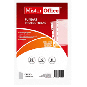 Fundas Transparentes Oficio (100 Unidades) Mr-Office — LibrerÃa Bulnes Chile