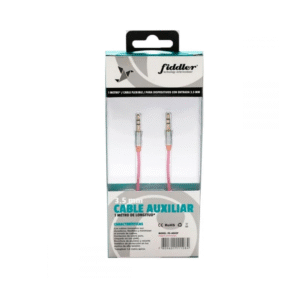 Cable Auxiliar Rosado 3.5mm Fiddler â€” LibrerÃ­a Bulnes Chile