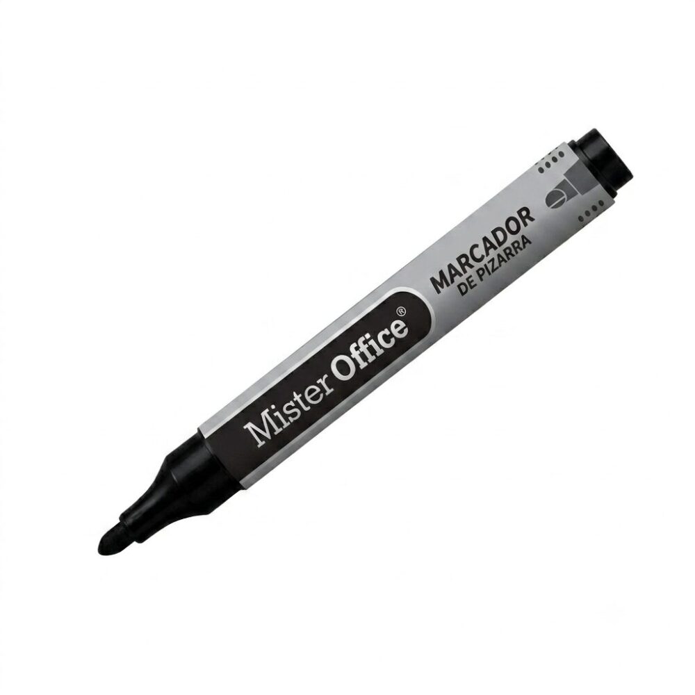 Marcador De Pizarra Negro Mr-Office