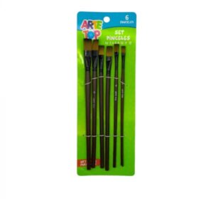 Set 6 Pincel Espatulado suave (N° 2,4,6, 8, 10, 12 ) Arte Top â€” LibrerÃ­a Bulnes Chile