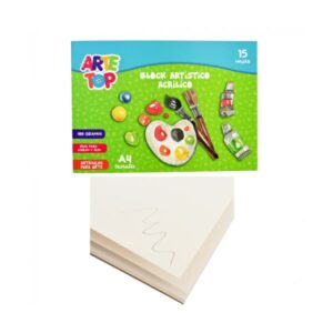 Block Artístico Acrílico A4 400grs 15hjs Arte Top â€” LibrerÃ­a Bulnes Chile