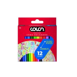 Lápices de Cera 12 colores Colon — LibrerÃa Bulnes Chile