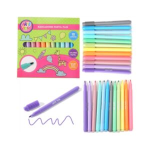 Marcadores Pastel Plus 12 colores Arte Top â€” LibrerÃ­a Bulnes Chile
