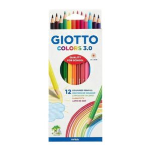 Lapices de colores hexagonales 12 colores 3.0 Giotto