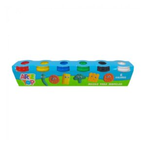 Set Masas Para Modelar 6 colores Arte Top