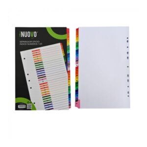 Separador Oficio Indice Números 1-31 Nuovo