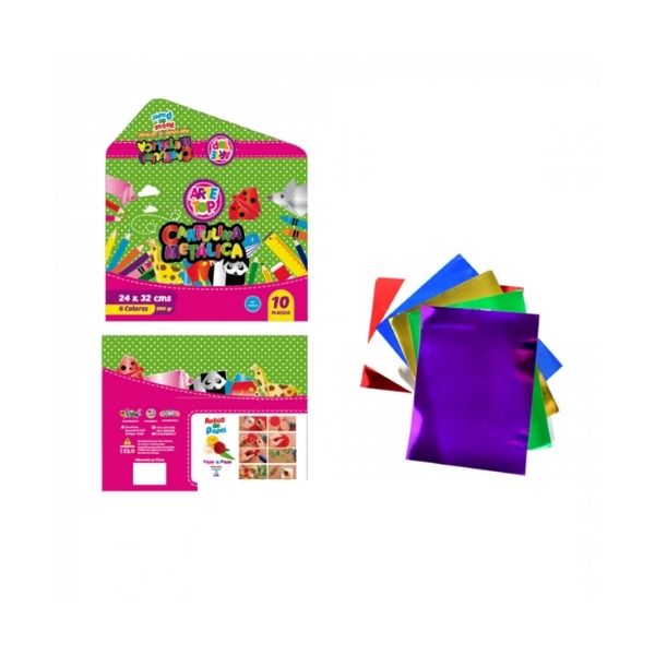 Carpeta de Cartulina Metálica Arte Top (10 colores)
