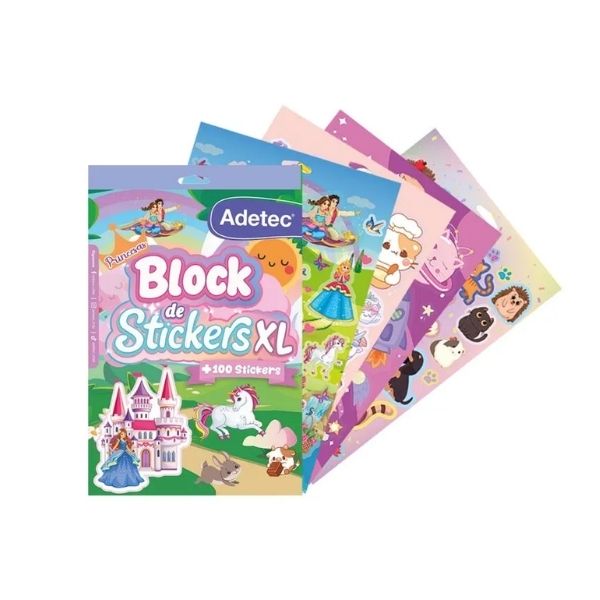 Block Stickers XL Princesas Adetec