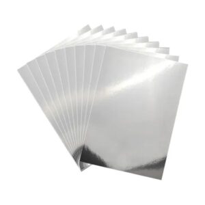Cartulina Metalizada 50x70cm Plateada (25 Unidades)