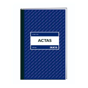 Libro de actas Auca (400 hojas)
