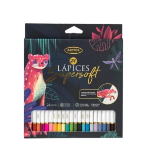 Lápices de Colores Super Soft Artel (24 unidades)