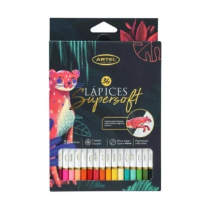 Lápices de Colores Super Soft Artel (36 unidades)