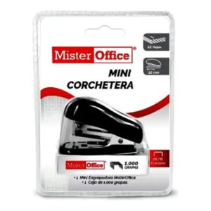 Corchetera mini negra Mr-Office